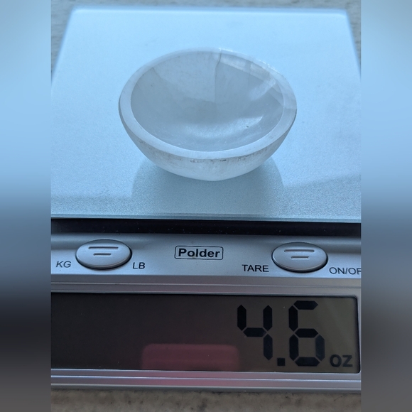 💚 Mossy Heart Bowl ☪️ Aventurine Agate Jasper Quinhai Jade Mini Crystal Hearts - Picture 8 of 10